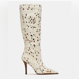 Brand new without box Steve Madden cow hair Wescot cow print boots size 7